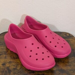 Crocs Classic Sneaker Dragon Fruit Pink Women's 10 Men's 8 Slip On Comfort
